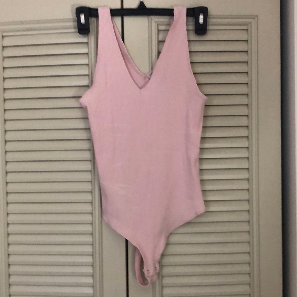 Cute pick bodysuit